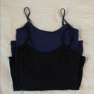 Old Navy Women's Black and Blue Camisole Top Bundle